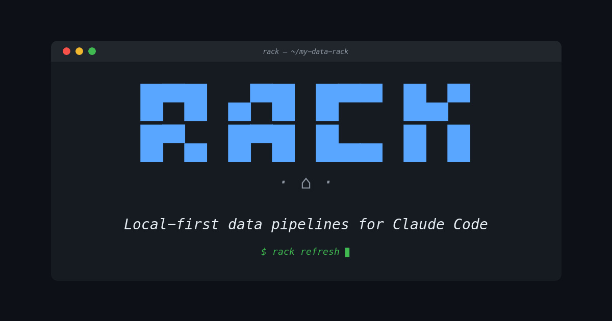 rack - a queryable knowledge graph for real-world data